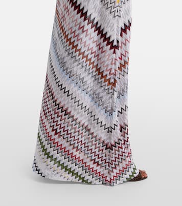 Zigzag asymmetric maxi dress | Missoni