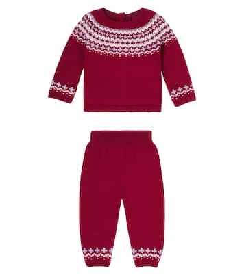 Baby Lyle wool sweater and pants set | La Coqueta