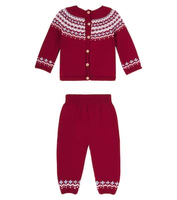 Baby Lyle wool sweater and pants set | La Coqueta
