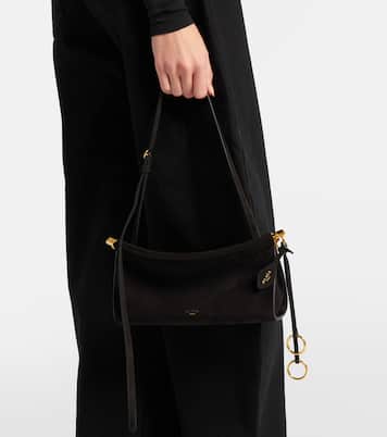 Le Click suede shoulder bag | Alaïa