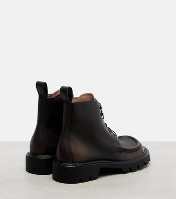 Sierra leather combat boots | Loewe