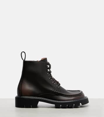 Sierra leather combat boots | Loewe