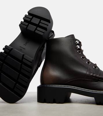 Sierra leather combat boots | Loewe