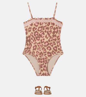 Leopard-print swimsuit | Zimmermann Kids