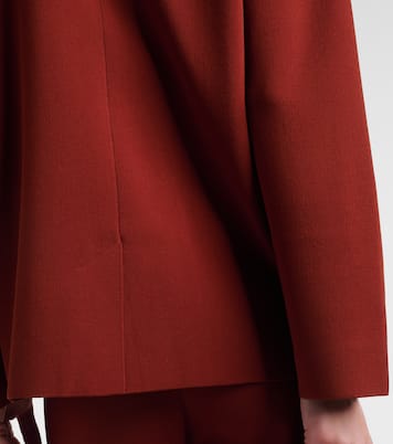 Calte double-breasted crêpe blazer | Max Mara