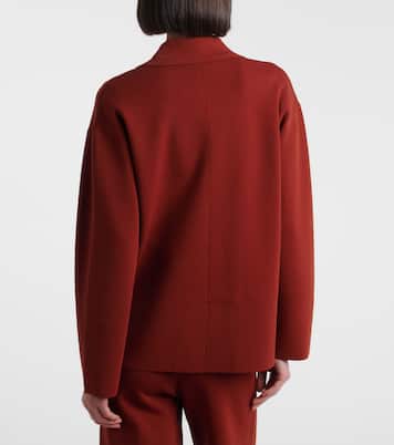 Calte double-breasted crêpe blazer | Max Mara