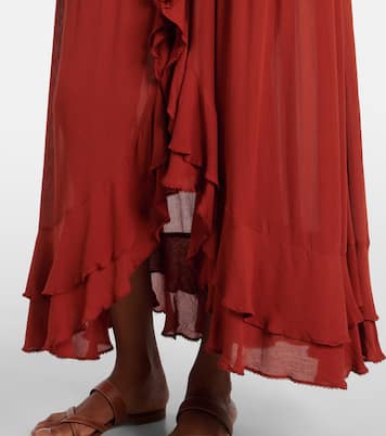 Jupe longue Neree asymétrique | Poupette St Barth