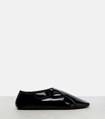 Ballerinas Criss Cross mit Leder | Alaïa