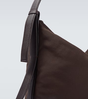 Airport leather-trimmed tote bag | Studio Nicholson