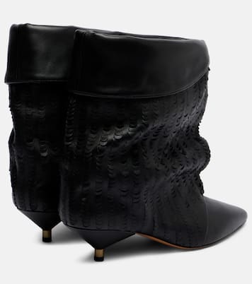Edrika 45 laser-cut leather ankle boots | Isabel Marant