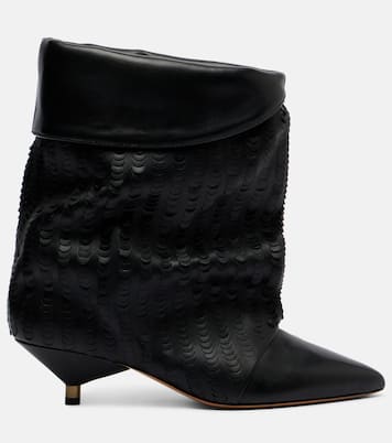 Edrika 45 laser-cut leather ankle boots | Isabel Marant