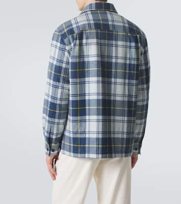 Plaid cashmere overshirt | Dunhill