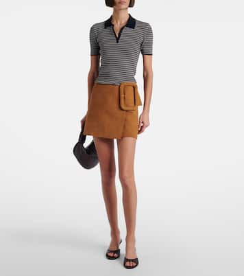 Minirock aus Veloursleder | Ami Paris