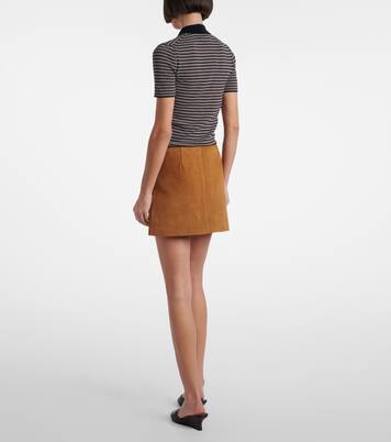 Minirock aus Veloursleder | Ami Paris