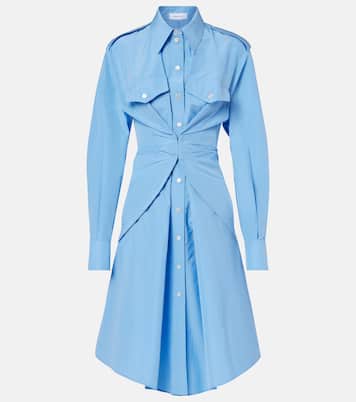 Hemdblusenkleid aus Taft | McQueen