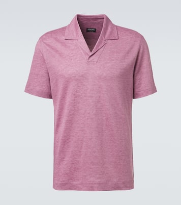 Linen polo shirt | Zegna