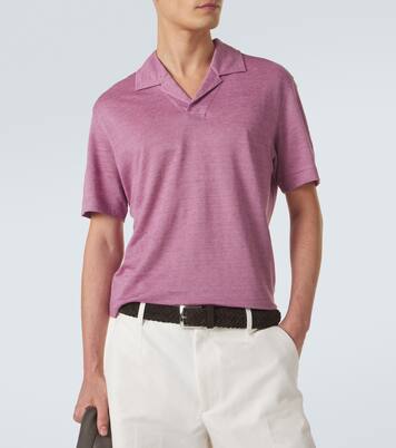 Linen polo shirt | Zegna