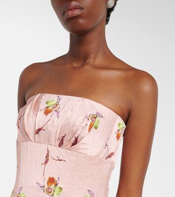 Abito bustier Kaia in raso | Emilia Wickstead
