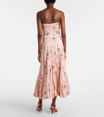 Abito bustier Kaia in raso | Emilia Wickstead