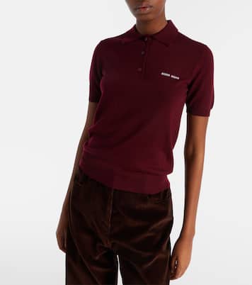Polopullover aus Wolle | Miu Miu