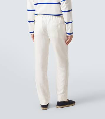 Gerade Hose aus Seide und Leinen | Ralph Lauren Purple Label