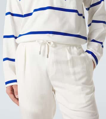 Gerade Hose aus Seide und Leinen | Ralph Lauren Purple Label