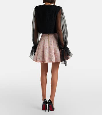 Mini-jupe en tweed | Balmain