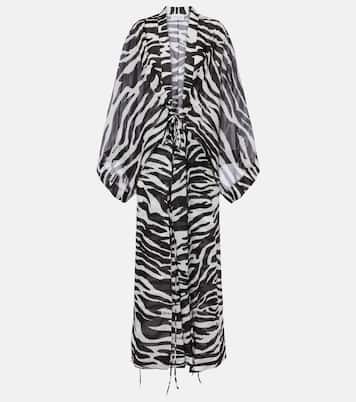 Bedruckter Kaftan aus Baumwolle | The Attico