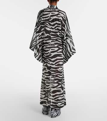 Bedruckter Kaftan aus Baumwolle | The Attico