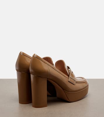 Jenna leather loafer pumps | Gianvito Rossi