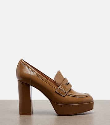 Jenna leather loafer pumps | Gianvito Rossi