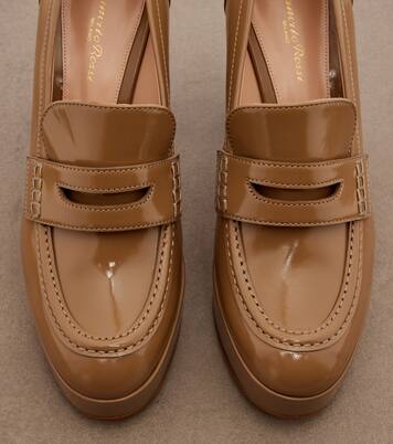 Jenna leather loafer pumps | Gianvito Rossi