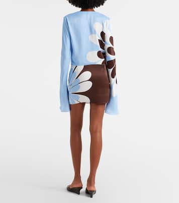 Ricci floral miniskirt | Cala de la Cruz