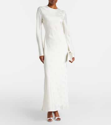 Maxikleid aus Satin | Rotate