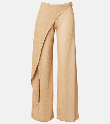 Lumière beaded wide-leg pants  | Oséree