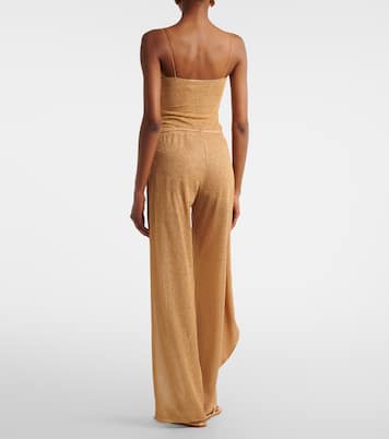 Lumière beaded wide-leg pants  | Oséree