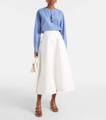 Sandalen Rockstud 60 aus Metallic-Leder | Valentino Garavani