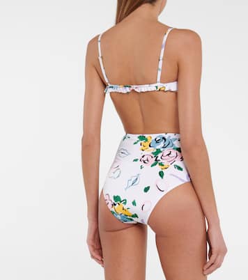 Bikini à fleurs | Alessandra Rich