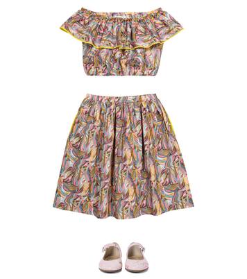 Printed cotton skirt | Paade Mode