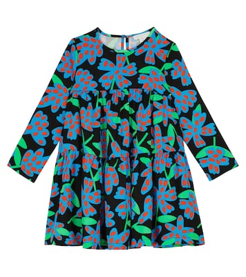 Floral-printed twill dress | Stella McCartney Kids
