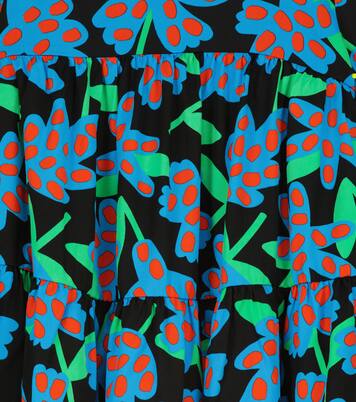 Floral-printed twill dress | Stella McCartney Kids