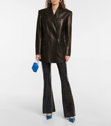 Wedges Ane Glass | Amina Muaddi