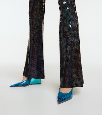 Wedges Ane Glass | Amina Muaddi