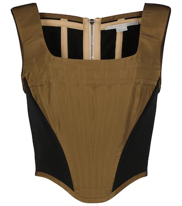 Bustier-Top aus Scuba | Stella McCartney