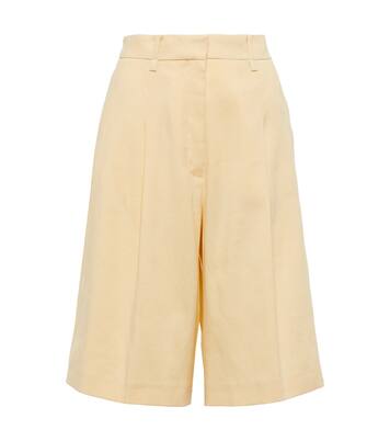 Tarah linen-blend Bermuda shorts | Joseph