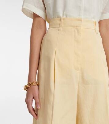 Tarah linen-blend Bermuda shorts | Joseph