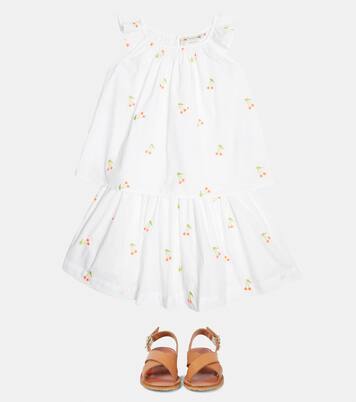 Genia embroidered cotton blouse | Bonpoint