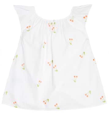 Genia embroidered cotton blouse | Bonpoint