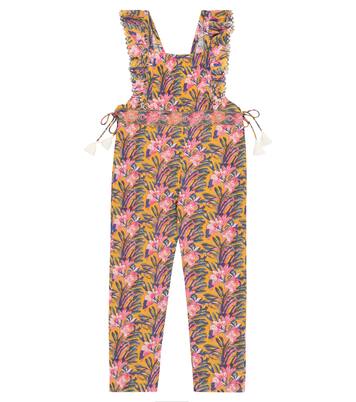 Talia floral cotton jumpsuit | Louise Misha