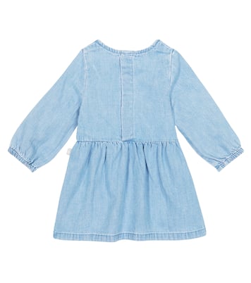 Patch-appliquéd denim dress | Stella McCartney Kids